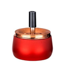 Angelo pörgős hamutartó- piros testű, rosegold színű tetővel hamutartó