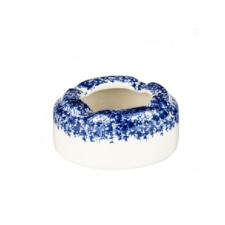  Angelo vihar hamutartó, kerámia, kék hamutartó