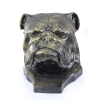  Angol bulldog, Bulldog I - kutya mellszobor, nagy kutyafej a kertbe, egyedi nappali dekoráció az Art-Dogtól