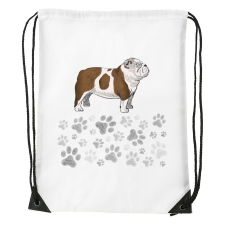  Angol bulldog - Sport táska Fehér egyedi ajándék