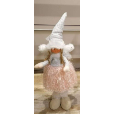  Angyal flitteres textil 46 cm dekoráció