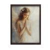  ANGYAL IMÁJA II. FESTMÉNY VÁSZRA ARANY KERETTEL 60x90 CM