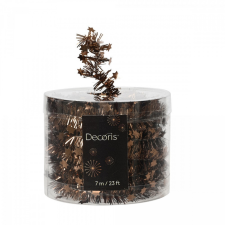  Angyalhaj girland eszpresszó 3cmx700cm karácsonyfadísz