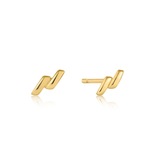 ANIA HAIE Ear Studs Smooth Twist E038-01G, női fülbevaló