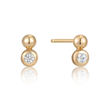 ANIA HAIE Ear Studs Spaced Out E045-01G-CZ, női fülbevaló