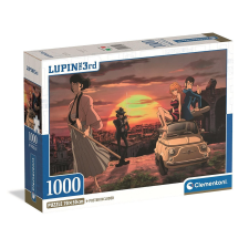 Anime Lupin III 1000 db-os Compact puzzle Clementoni puzzle, kirakós