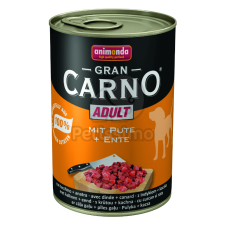 Animonda Animonda GranCarno Adult konzerv, marha és kacsaszív 800 g (82747) kutyaeledel
