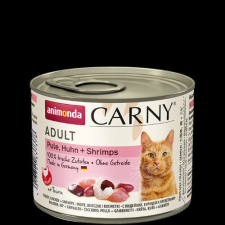 Animonda Carny Adult (csirke,pulyka,garnélarák) konzerv - Felnőtt macskák részére (200g) macskaeledel