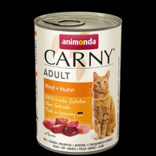 Animonda Carny Adult (marha,csirke) konzerv - Felnőtt macskák részére (400g) macskaeledel