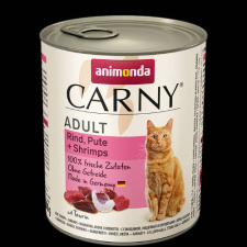 Animonda Carny Adult (marha,pulyka,garnélarák) konzerv - Felnőtt macskák részére (800g) macskaeledel