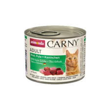 Animonda Carny Adult (marha,pulyka,nyúl) konzerv - Felnőtt macskák részére (200g) macskaeledel