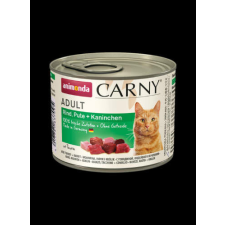 Animonda Carny Adult (marha,pulyka,nyúl) konzerv - Felnőtt macskák részére (200g) macskaeledel