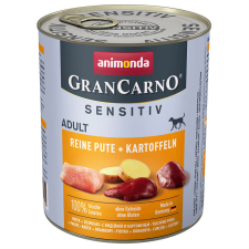 Animonda GranCarno Sensitive pulyka és burgonya - 800g kutyaeledel