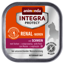 Animonda Integra Protect Renal tálkás eledel macskáknak 100g - Sertés macskaeledel