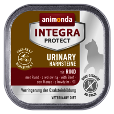 Animonda Integra Protect Urinary tálkás eledel 100g - Marha macskaeledel