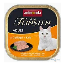 Animonda Vom Feinsten Cat Szárnyas+Borjú 100gr macskaeledel