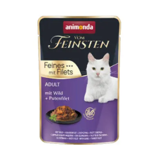 Animonda Vom Feinsten Feines Filets (vad, pulykamellfilé) alutasakos macskák részére (85g) macskaeledel