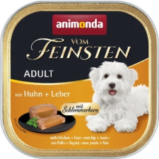 Animonda Vom Feinsten Gourment csirkés és májas kutyaeledel alutálkában (22 x 150 g) 1650 g kutyaeledel