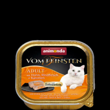 Animonda Vom Feinsten Gourmet (csirke,marha,sárgarépa) alutálkás -Felnőtt macskák részére (100g) macskaeledel
