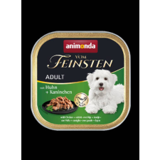 Animonda Vom Feinsten Gourmet (csirke,nyúl szószban) alutálkás - Felnőtt kutyák részére (150g) kutyaeledel