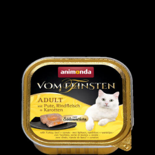 Animonda Vom Feinsten Gourmet (pulyka,marha,sárgarépa) alutálkás -Felnőtt macskák részére (100g) macskaeledel