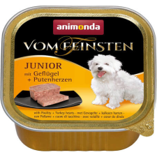 Animonda Vom Feinsten Junior – Szárnyashúsos és pulykaszíves kutyaeledel (11 x 150 g) 1.65 kg kutyaeledel