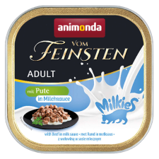 Animonda Vom Feinsten Tejkrémmel 100g - Több íz - Pulyka és Tejkrém macskaeledel