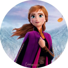  Anna hercegnő (Jégvarázs,Frozen témájú) tortaostya,ostyakép sütés és főzés