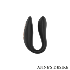 ANNE&#039;S DESIRE Annes Desire - DUAL Pleasure, WATCHME vezérlős vibrátor (fekete) vibrátorok