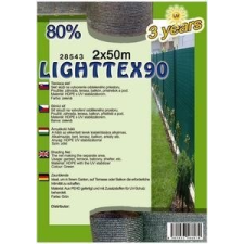 Anro Árnyékoló háló Lighttex 2x50m zöld 80% kerti bútor