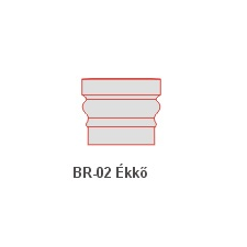 Anro BR-02 Ékkő, pattintós középkonzol - felületkezelt dekoráció