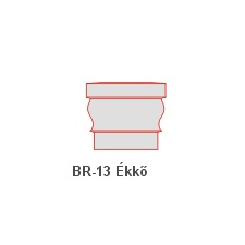 Anro BR-13 Ékkő, pattintós középkonzol - felületkezelt dekoráció
