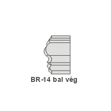 Anro BR-14 díszlécre - Bal oldali véglezárás tapéta, díszléc és más dekoráció