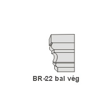 Anro BR-22 díszlécre - Bal oldali véglezárás tapéta, díszléc és más dekoráció