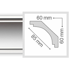 ANRO Decor Plus ütésálló mennyezeti díszléc, holkerléc (C009) tapéta, díszléc és más dekoráció