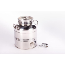 Anro Inox kanna füles 5 L-es, csappal borászati kellék