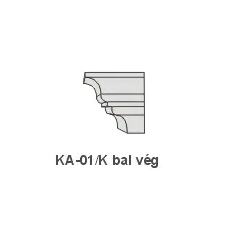 Anro KA-01/K díszlécre - Bal oldali véglezárás tapéta, díszléc és más dekoráció