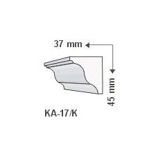 Anro KA-17 Karnistakaró díszléc tapéta, díszléc és más dekoráció
