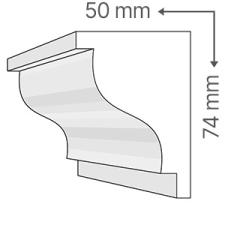 Anro Kültéri díszléc BR-28/C - natúr tapéta, díszléc és más dekoráció