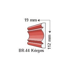 Anro Kültéri díszléc BR-44 - felületkezelt tapéta, díszléc és más dekoráció