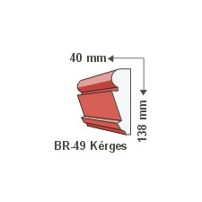 Anro Kültéri díszléc BR-49 - felületkezelt tapéta, díszléc és más dekoráció