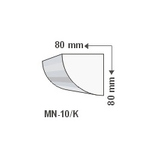 Anro MN-10 Minimal design karnistakaró tapéta, díszléc és más dekoráció