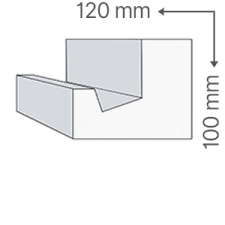 Anro RV-103/E - Rejtett világítás díszléc - oldalfal tapéta, díszléc és más dekoráció
