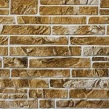 ANRO Wall Flexpanel PVC falburkoló lap - Brown slate tapéta, díszléc és más dekoráció