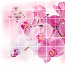 ANRO Wall Flexpanel PVC falburkoló lap - csempe (rózsaszín Orchidea) tapéta, díszléc és más dekoráció