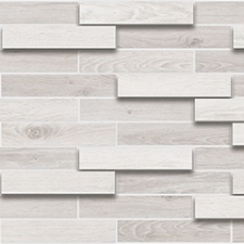 ANRO Wall Flexpanel PVC falburkoló lap - Fehér tölgy parketta (Parquet Oak Bleached) tapéta, díszléc és más dekoráció