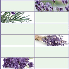 ANRO Wall Flexpanel PVC falburkoló lap - Levendula (Purple Tile) csempe