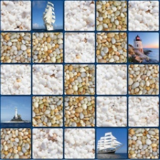 ANRO Wall Flexpanel PVC falburkoló lap - Tenger (Sea) tapéta, díszléc és más dekoráció