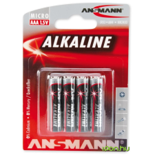 Ansmann Alkaline mikro cerzua elem (AAA) 4db ceruzaelem