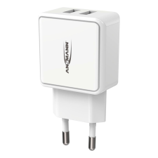 Ansmann HC212 Hálózati 2xUSB töltő - Fehér (12W) (1001-0114) mobiltelefon kellék
